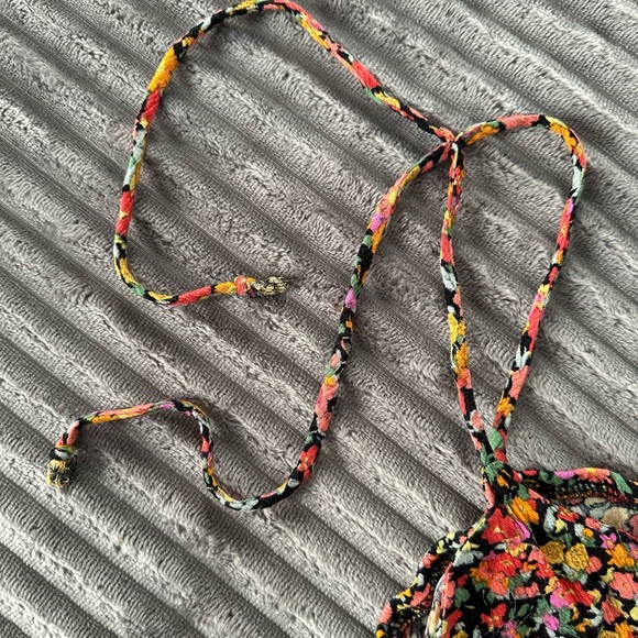 ❁ Sᴏ Wᴏᴍᴇɴ's Cʀᴏᴘ Tᴏᴘ Tᴀɴᴋ, Fʟᴏʀᴀʟ, Sɪᴢᴇ L ❁ - Picture 2 of 5